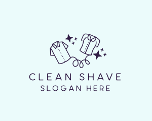 Garment Clothing Laundry Cleaning logo design