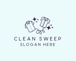 Garment Clothing Laundry Cleaning logo design