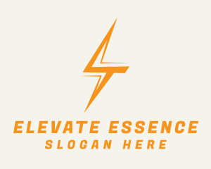Electrician Voltage Power Logo