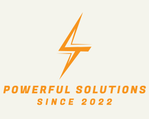 Electrician Voltage Power logo design