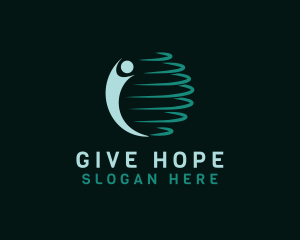 Global People Charity logo design