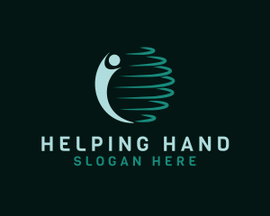 Global People Charity logo design