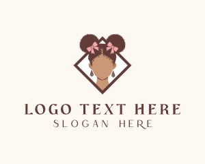 Afro Woman Beauty logo