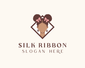 Afro Woman Beauty logo design