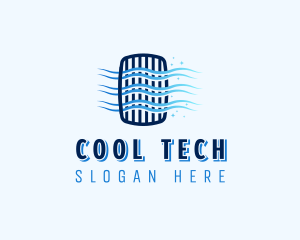 Cooling Hvac Ventilation logo design