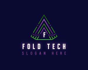 Pyramid Tech Triangle logo design