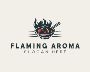 Flaming Wok Soup logo
