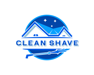 Pressure Wash Cleaning Maintenance logo design