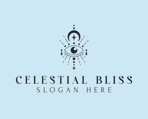 Mystic Celestial Eye logo design