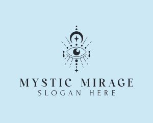 Mystic Celestial Eye logo design