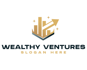 Financing Investment Graph logo design