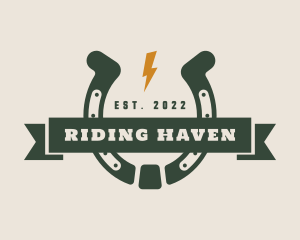 Cowboy Ranch Horseshoe logo