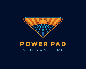 Solar Power Energy logo design