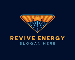 Solar Power Energy logo design