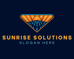 Solar Power Energy logo design