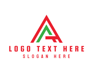 Modern Tech Company Letter A logo