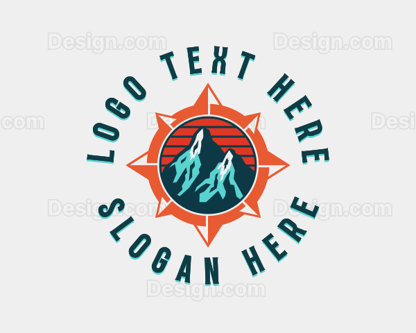 Mountain Exploration Adventure Logo