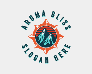 Mountain Exploration Adventure Logo