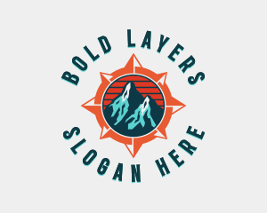 Mountain Exploration Adventure Logo