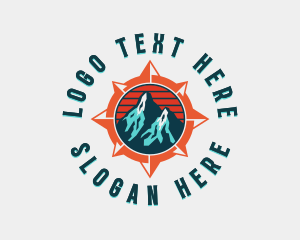 Mountain Exploration Adventure Logo