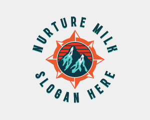 Mountain Exploration Adventure Logo