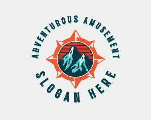 Mountain Exploration Adventure logo design