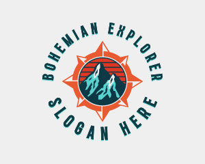 Mountain Exploration Adventure logo design