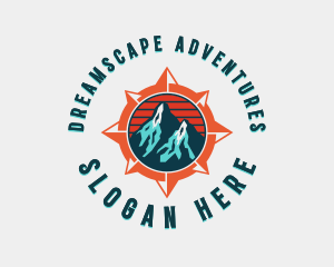 Mountain Exploration Adventure logo design