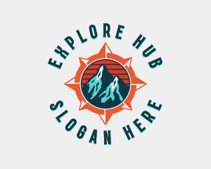 Mountain Exploration Adventure logo design