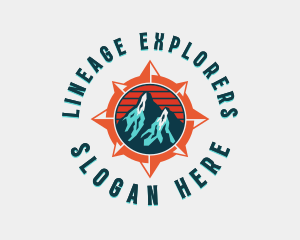 Mountain Exploration Adventure logo design