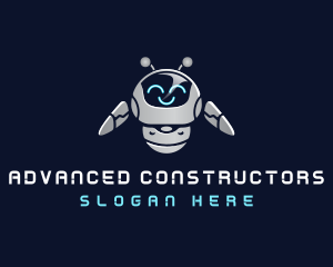 Mechanical Engineering Robot logo design