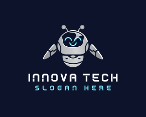 Mechanical Engineering Robot logo design