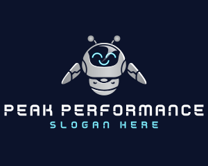 Mechanical Engineering Robot logo design