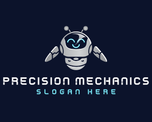 Mechanical Engineering Robot logo design