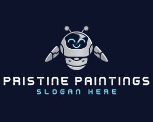 Mechanical Engineering Robot logo design