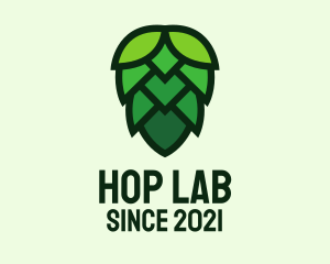 Beer Hops Flower  logo