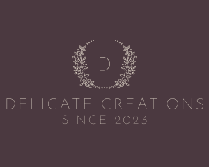 Delicate Flower Wedding Planner logo design