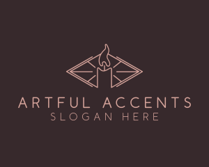 Scented Candle Decoration logo design