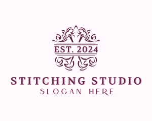 Tailoring Stitching Needle logo