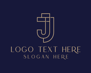 Enterprise - Geometric Enterprise Letter J logo design