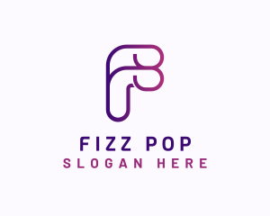 Generic Gradient Letter F logo design