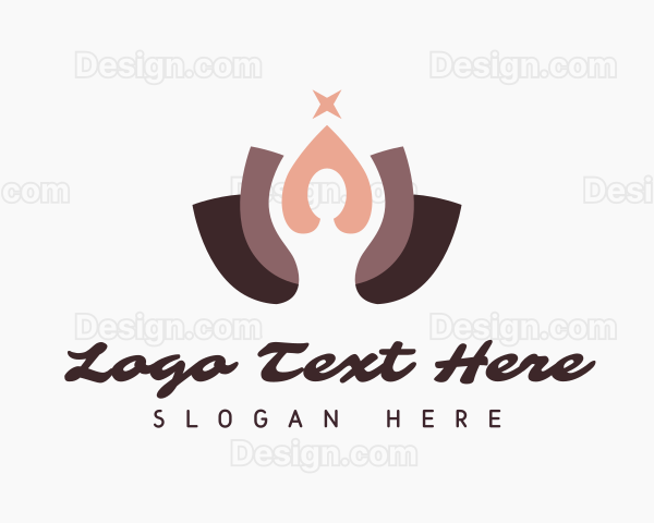 Elegant Yoga Lotus Logo