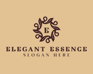 Feminine Floral Salon  logo design