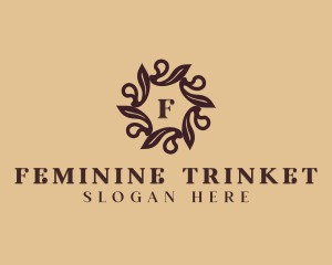 Feminine Floral Salon  logo design