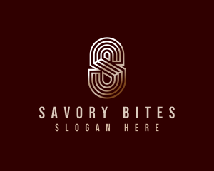 Luxury Industrial Letter S logo design