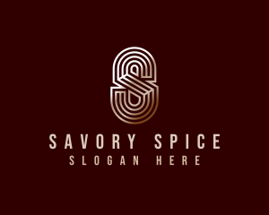 Luxury Industrial Letter S logo design