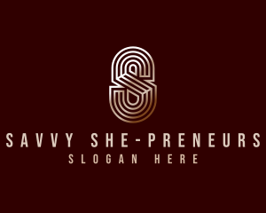 Luxury Industrial Letter S logo design