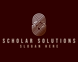 Luxury Industrial Letter S logo design