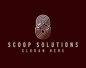 Luxury Industrial Letter S logo design