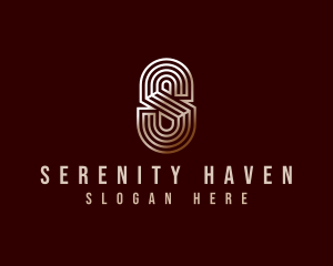 Luxury Industrial Letter S logo design